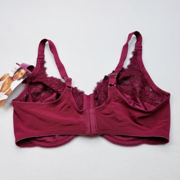 Playtex Secrets #4302 Rosebud Embroidery -42DD-NWT - Picture 3 of 9